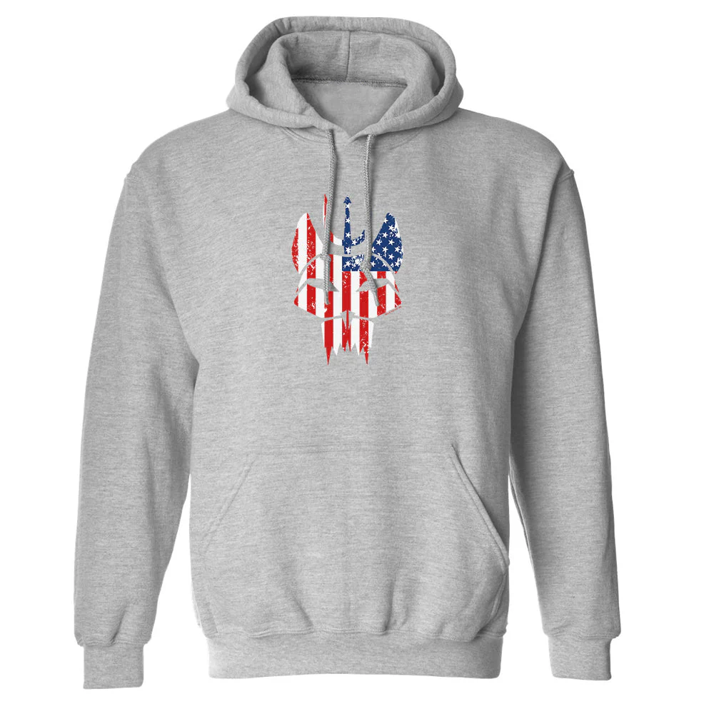 SEAL Team Bravo American Flag Fleece Hooded Sweatshirt - Image 2