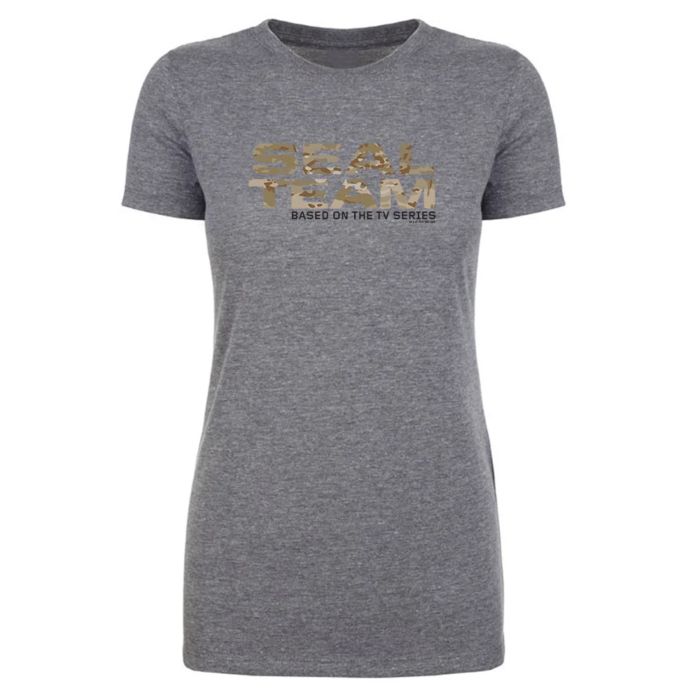 SEAL Team Camouflage Logo Women's Tri-Blend T-Shirt - Image 2