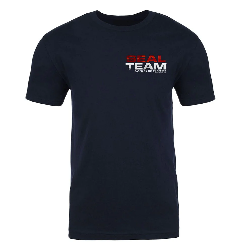SEAL Team Stacked Logo Chest Adult Short Sleeve T-Shirt - Image 4