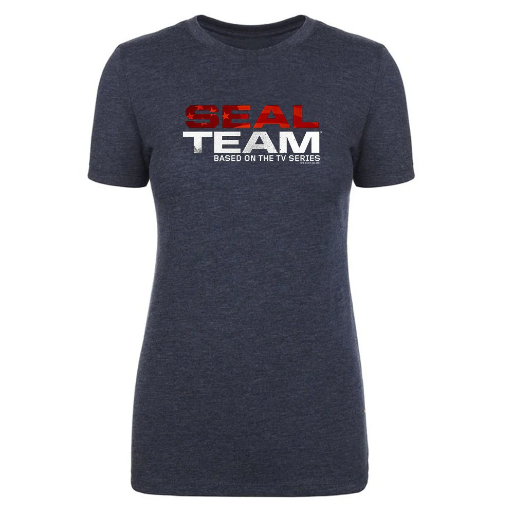 SEAL Team Stacked Logo Women's Tri-Blend T-Shirt - Image 3