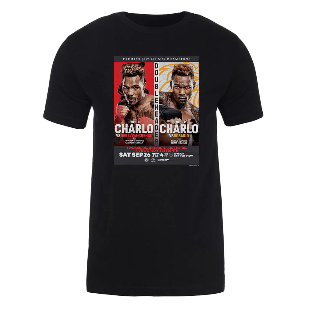 SHO Championship Boxing Charlo Doubleheader Adult Short Sleeve T-Shirt