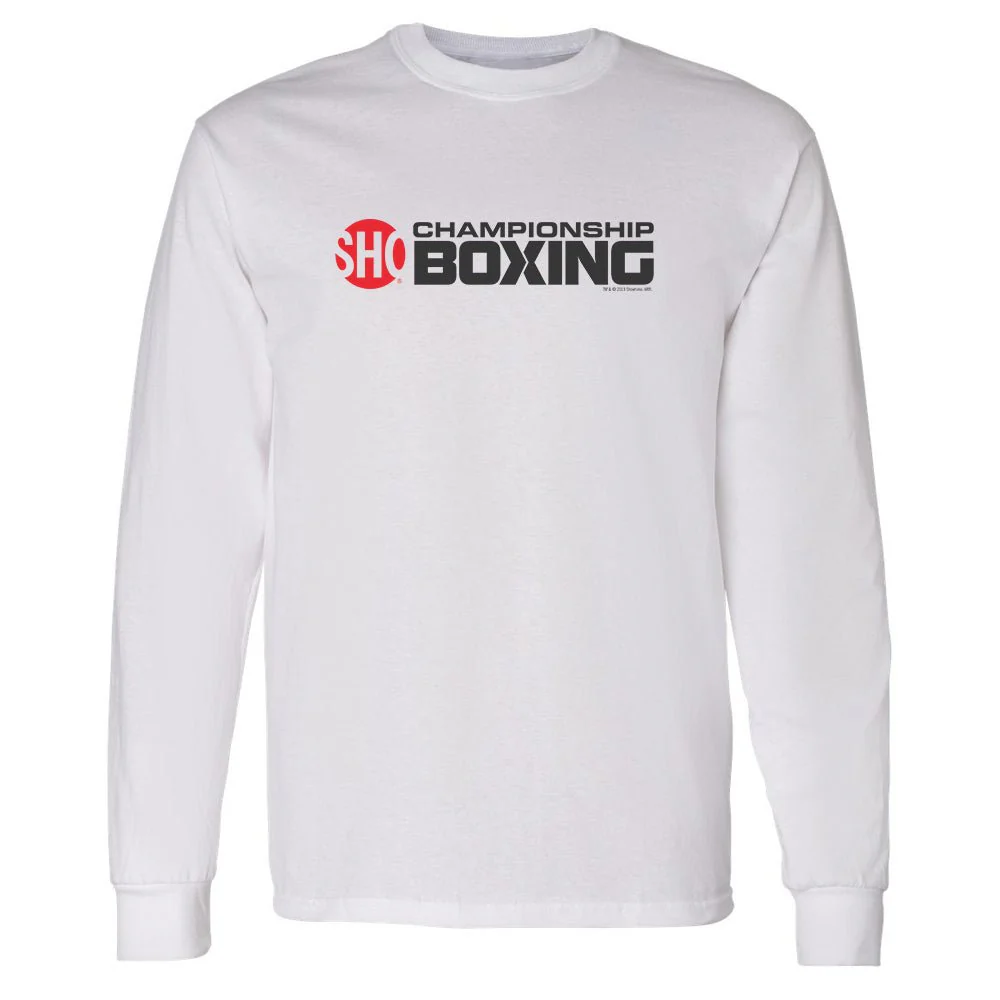 SHO Championship Boxing Logo Adult Long Sleeve T-Shirt - Image 2