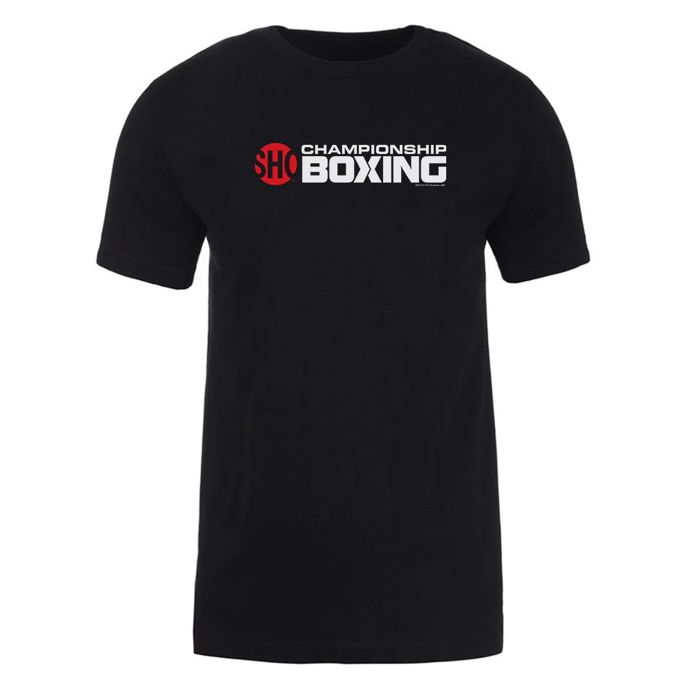 SHO Championship Boxing Logo Adult Short Sleeve T-Shirt
