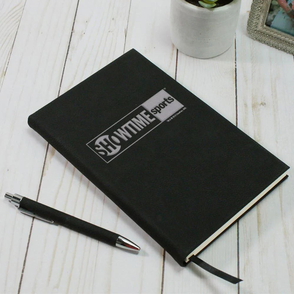 SHOWTIME Sports Black & White Outline Logo Journal