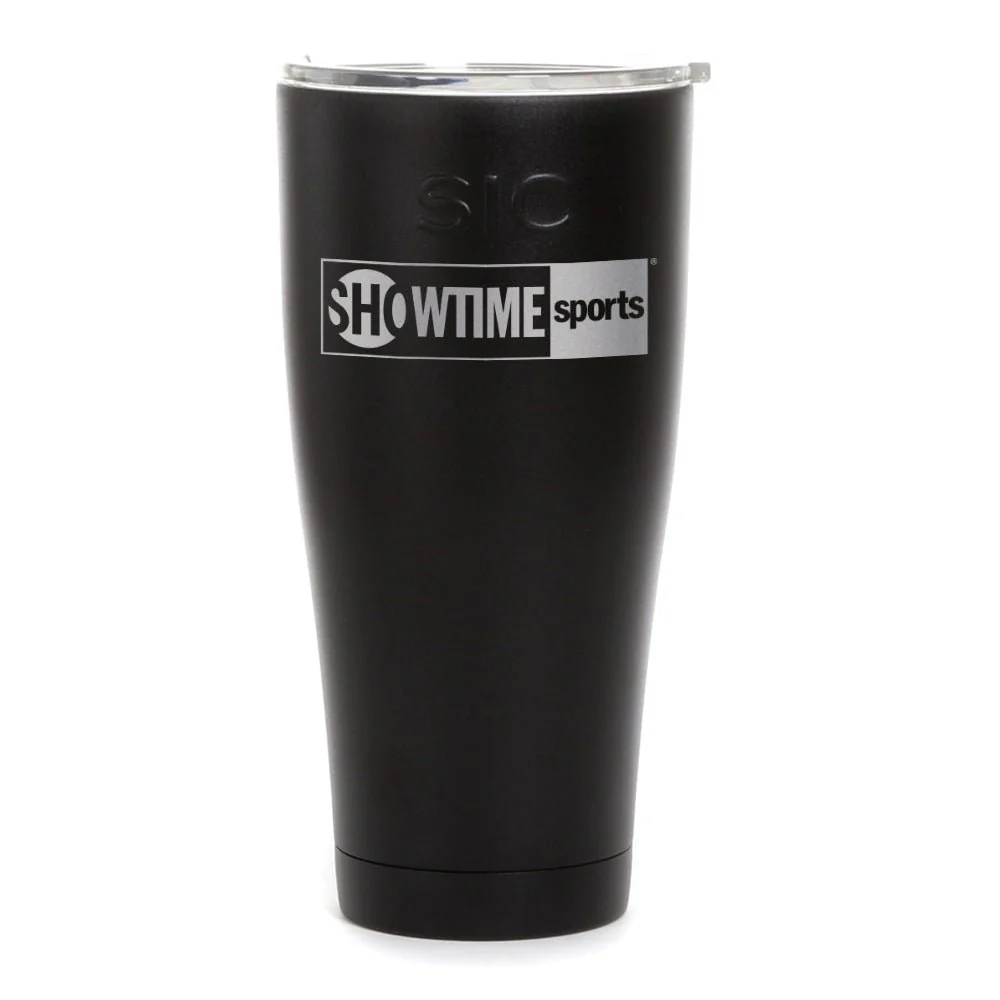 SHOWTIME Sports Black & White Outline Logo Laser Engraved SIC Tumbler - Image 2