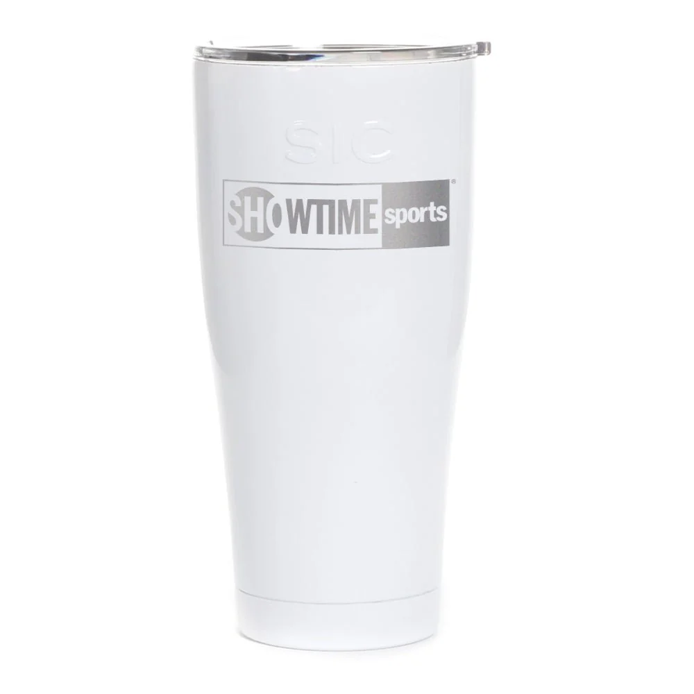 SHOWTIME Sports Black & White Outline Logo Laser Engraved SIC Tumbler - Image 4