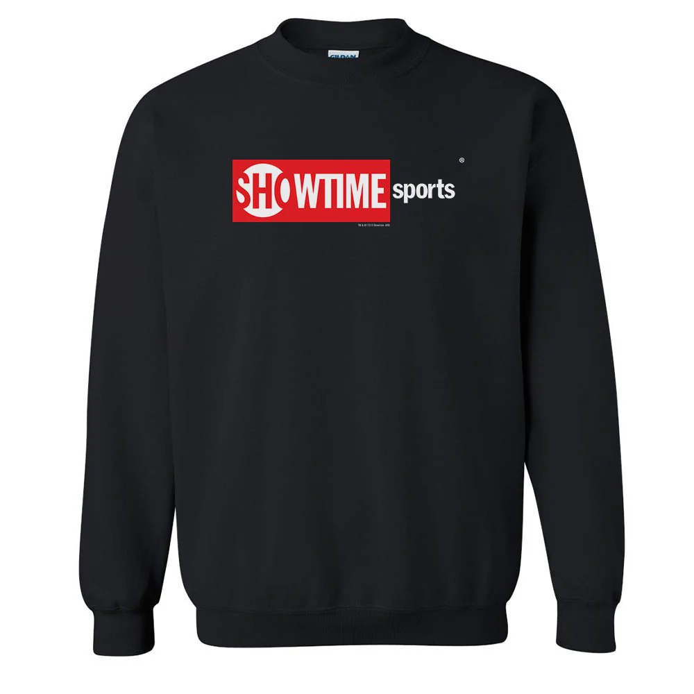 SHOWTIME Sports Red Box Logo Fleece Crewneck Sweatshirt