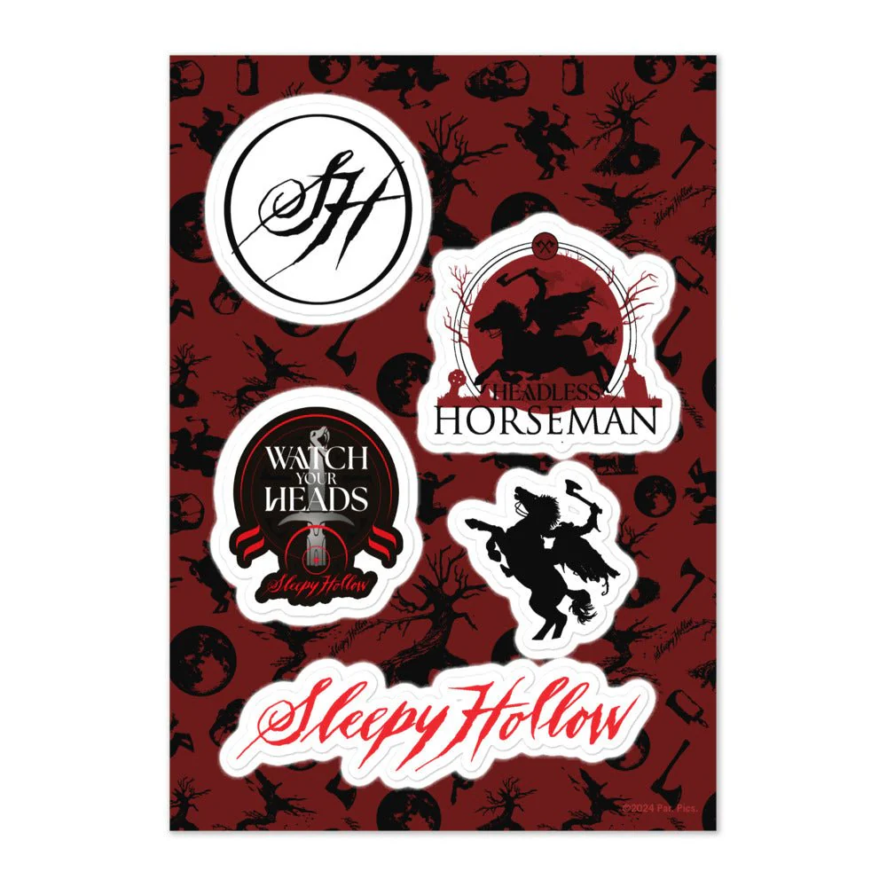 Sleepy Hollow Icons Sticker Sheet