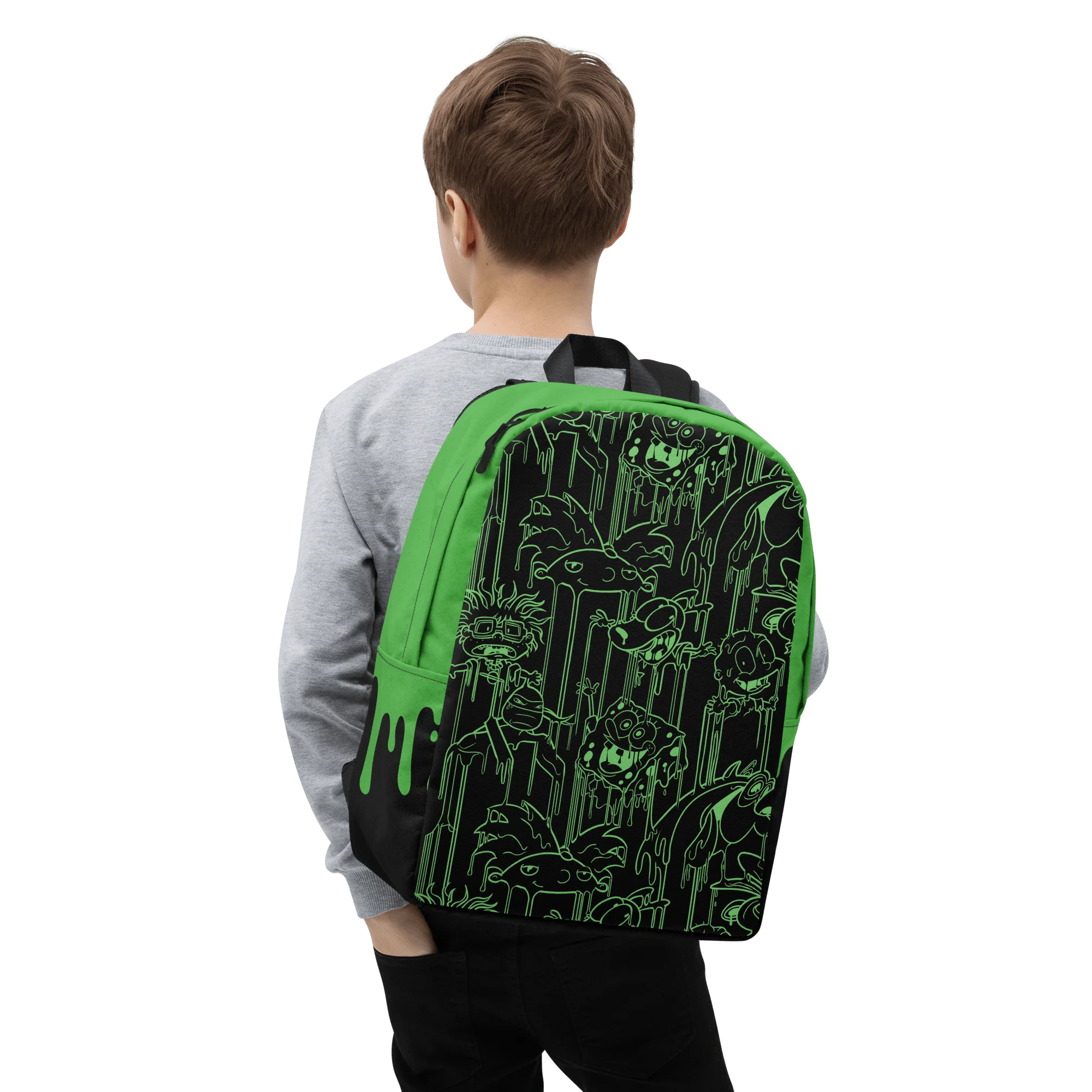 Slime Character Drip Minimalist Backpack - Image 4
