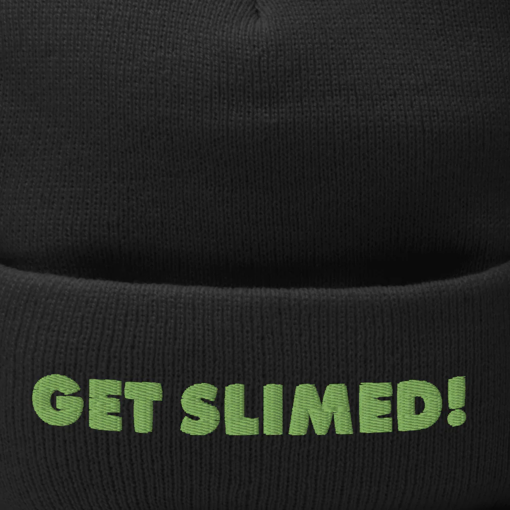 Slime Get Slimed! Pom Pom Knit Beanie - Image 2