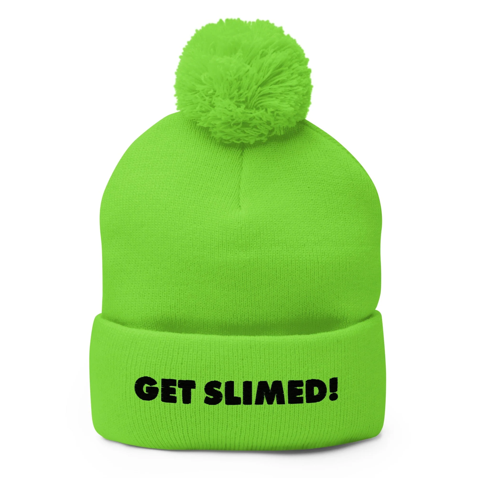 Slime Get Slimed! Pom Pom Knit Beanie - Image 4