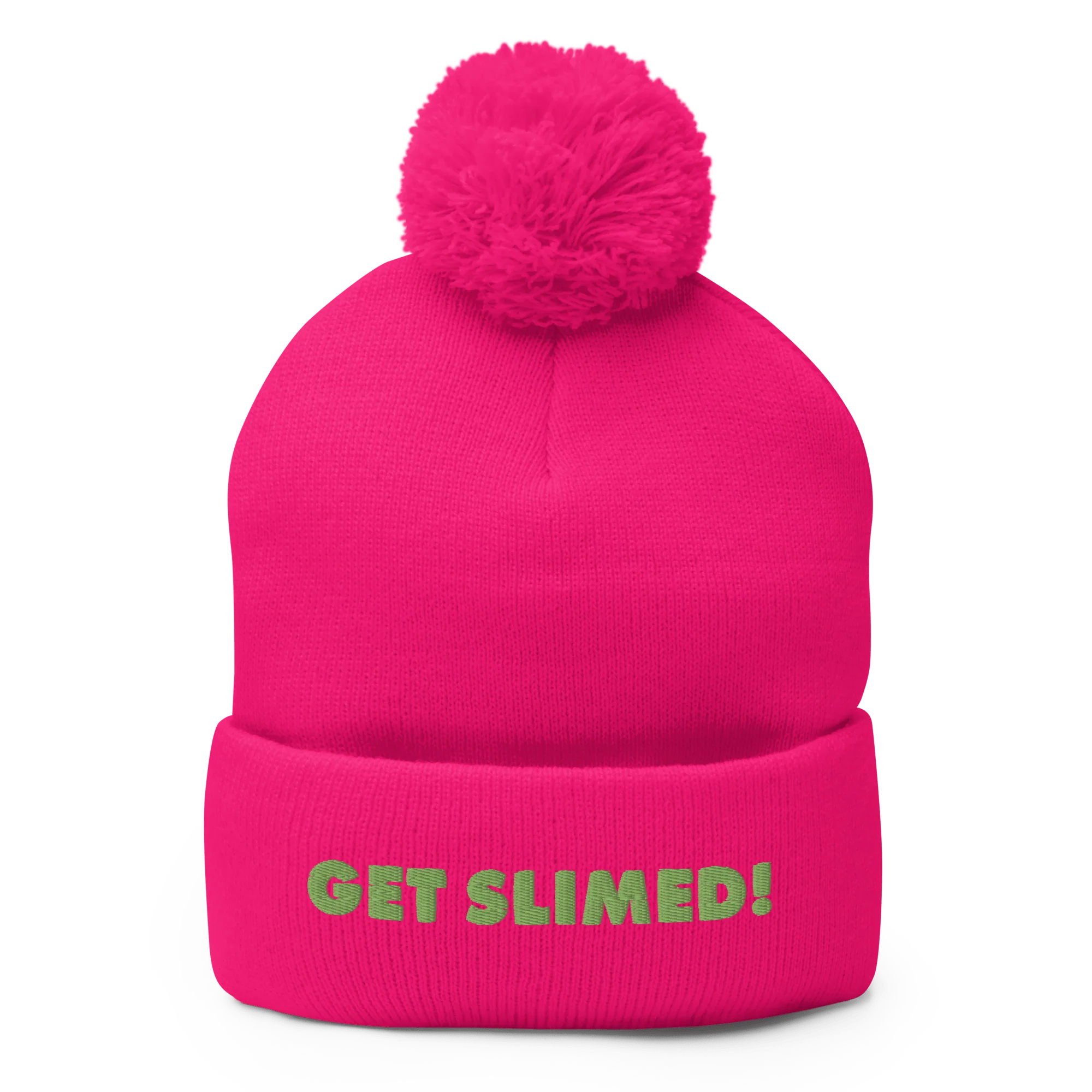Slime Get Slimed! Pom Pom Knit Beanie - Image 5