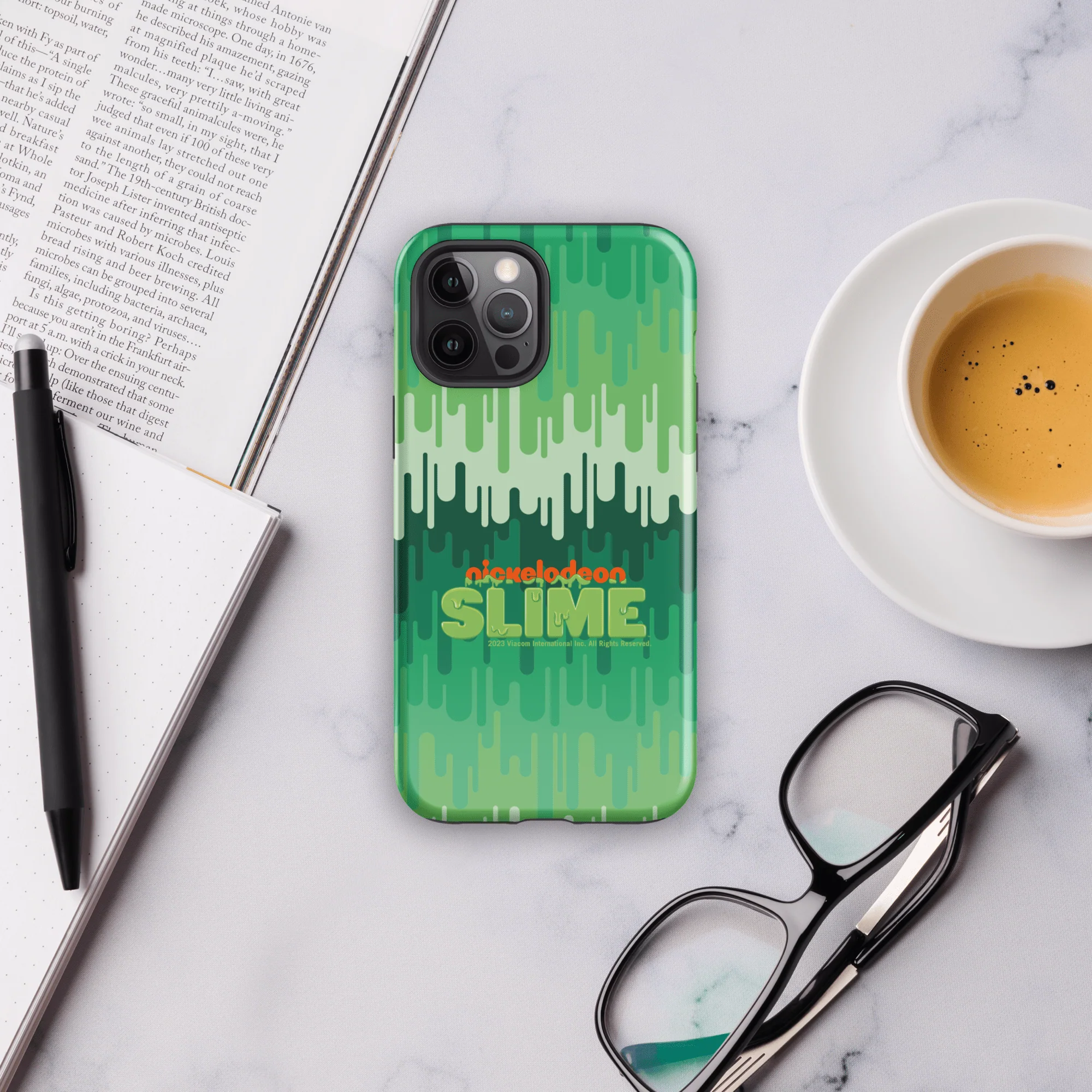 Slime Ombre Green Tough Phone Case - iPhone - Image 12