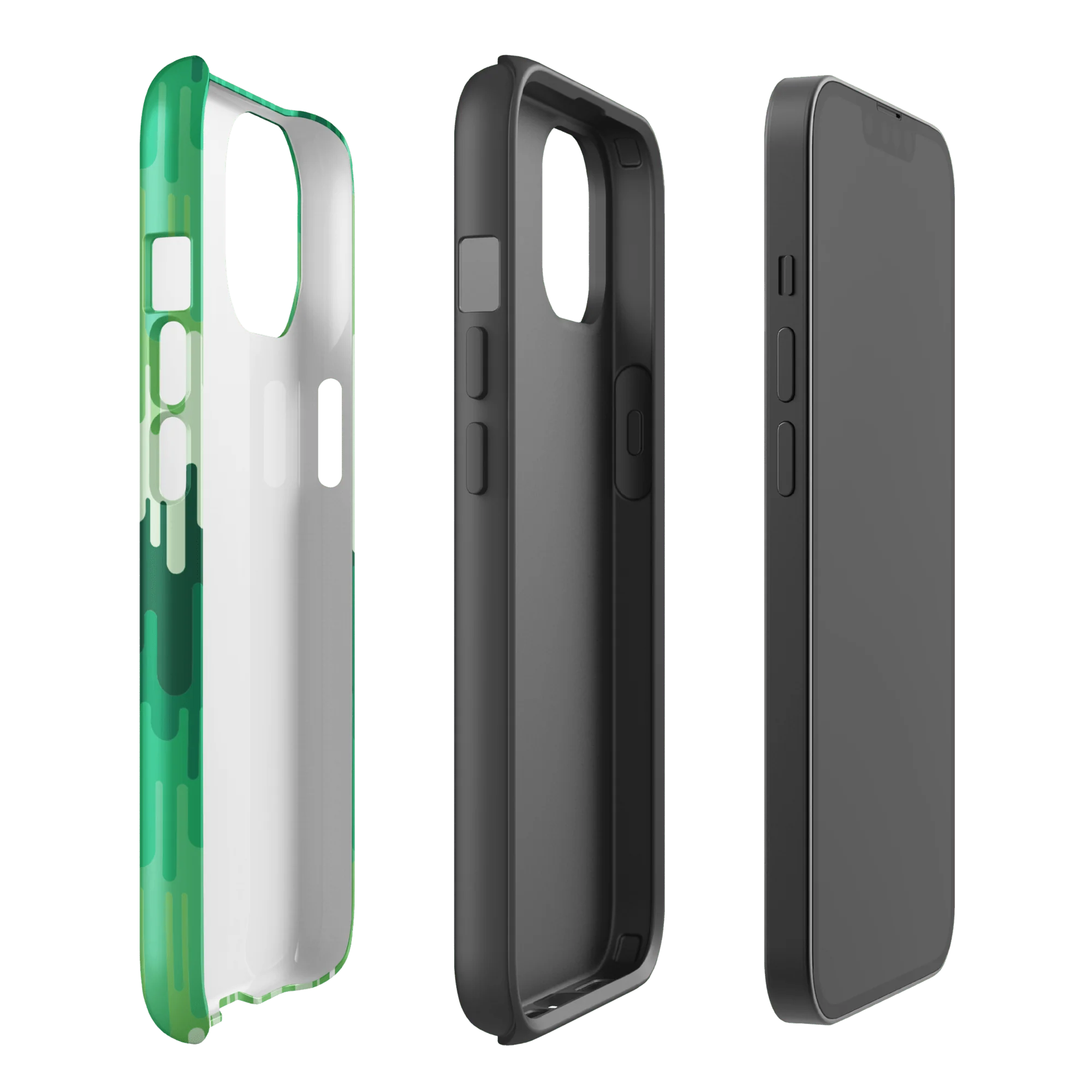 Slime Ombre Green Tough Phone Case - iPhone - Image 26