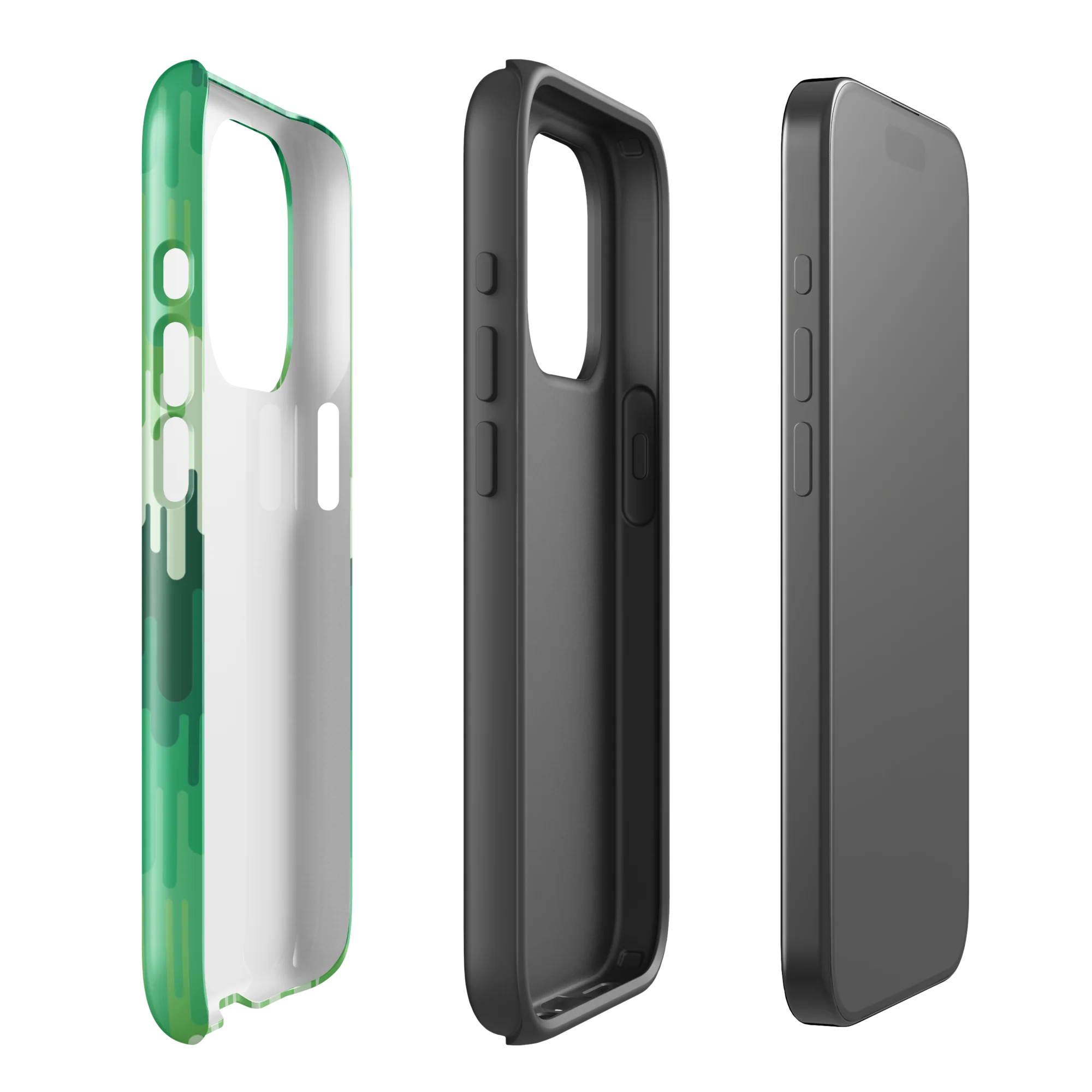 Slime Ombre Green Tough Phone Case - iPhone - Image 44