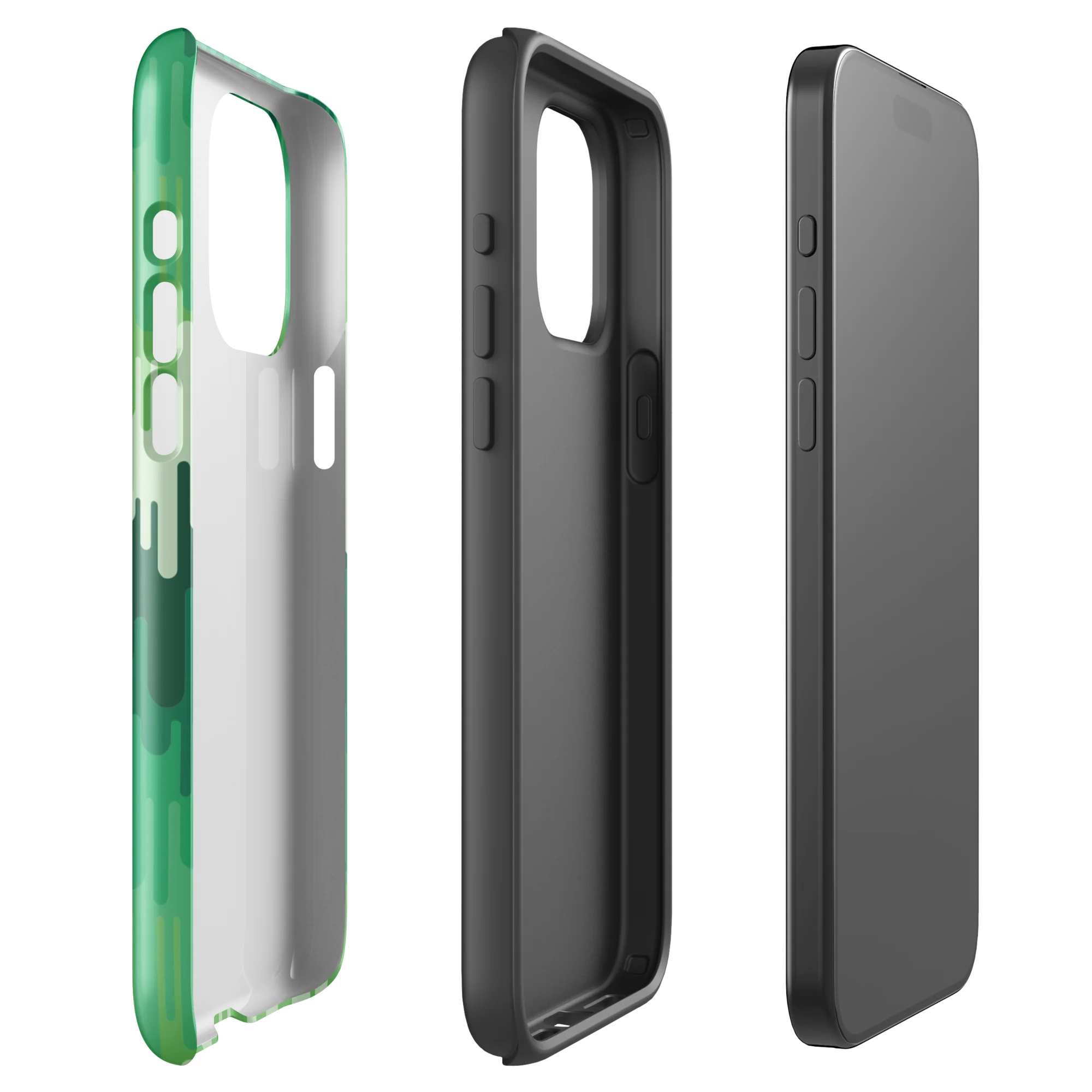 Slime Ombre Green Tough Phone Case - iPhone - Image 47