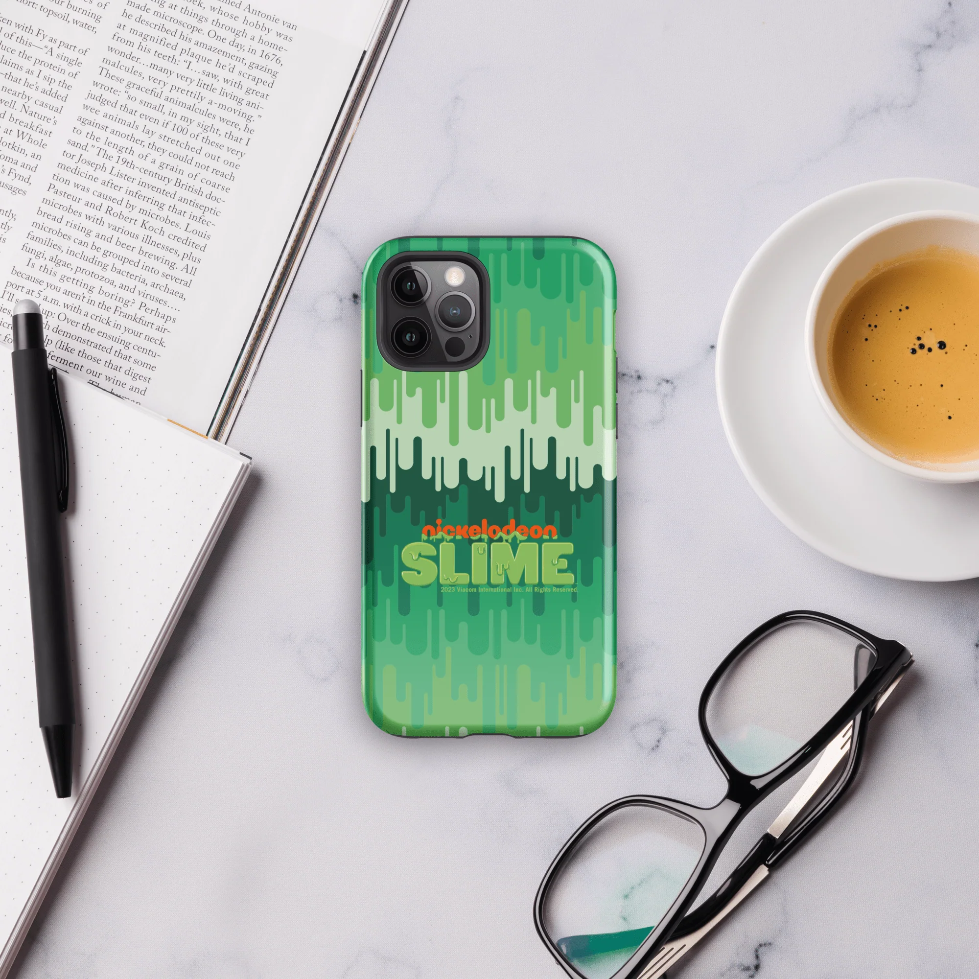 Slime Ombre Green Tough Phone Case - iPhone - Image 9