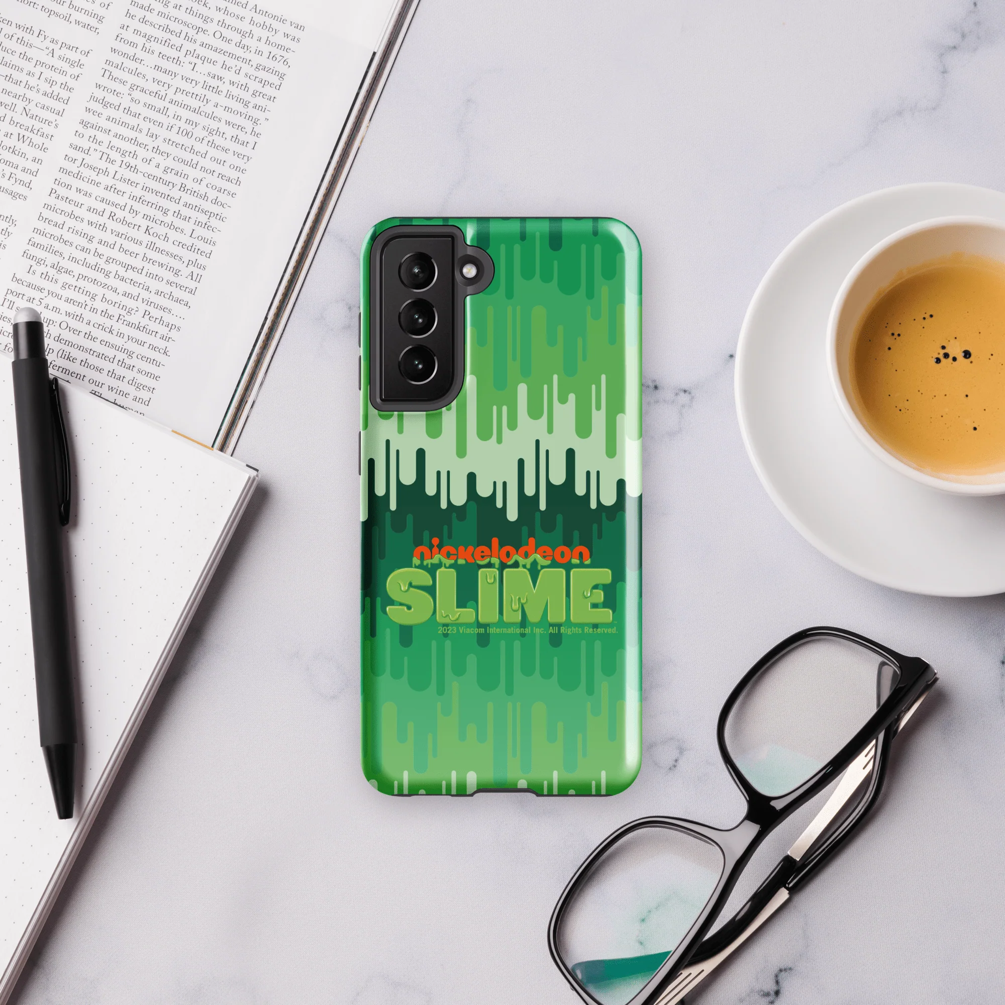 Slime Ombre Green Tough Phone Case - Samsung - Image 15