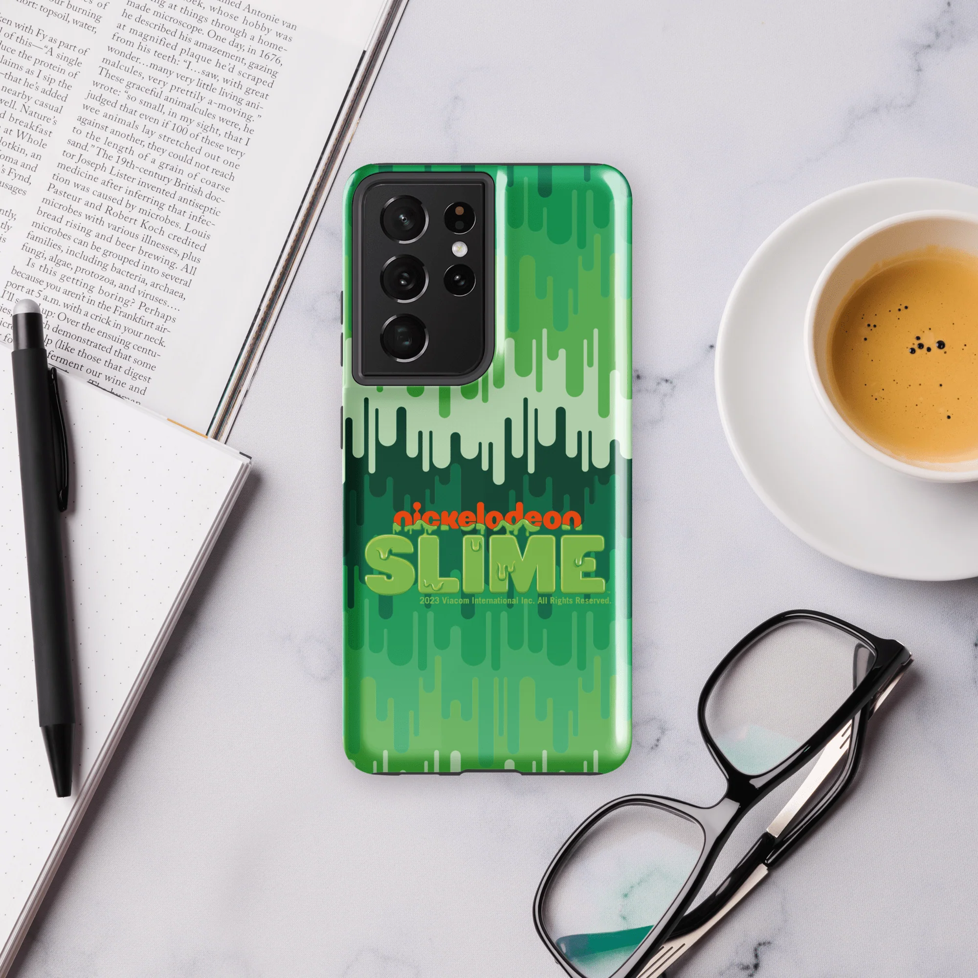Slime Ombre Green Tough Phone Case - Samsung - Image 24