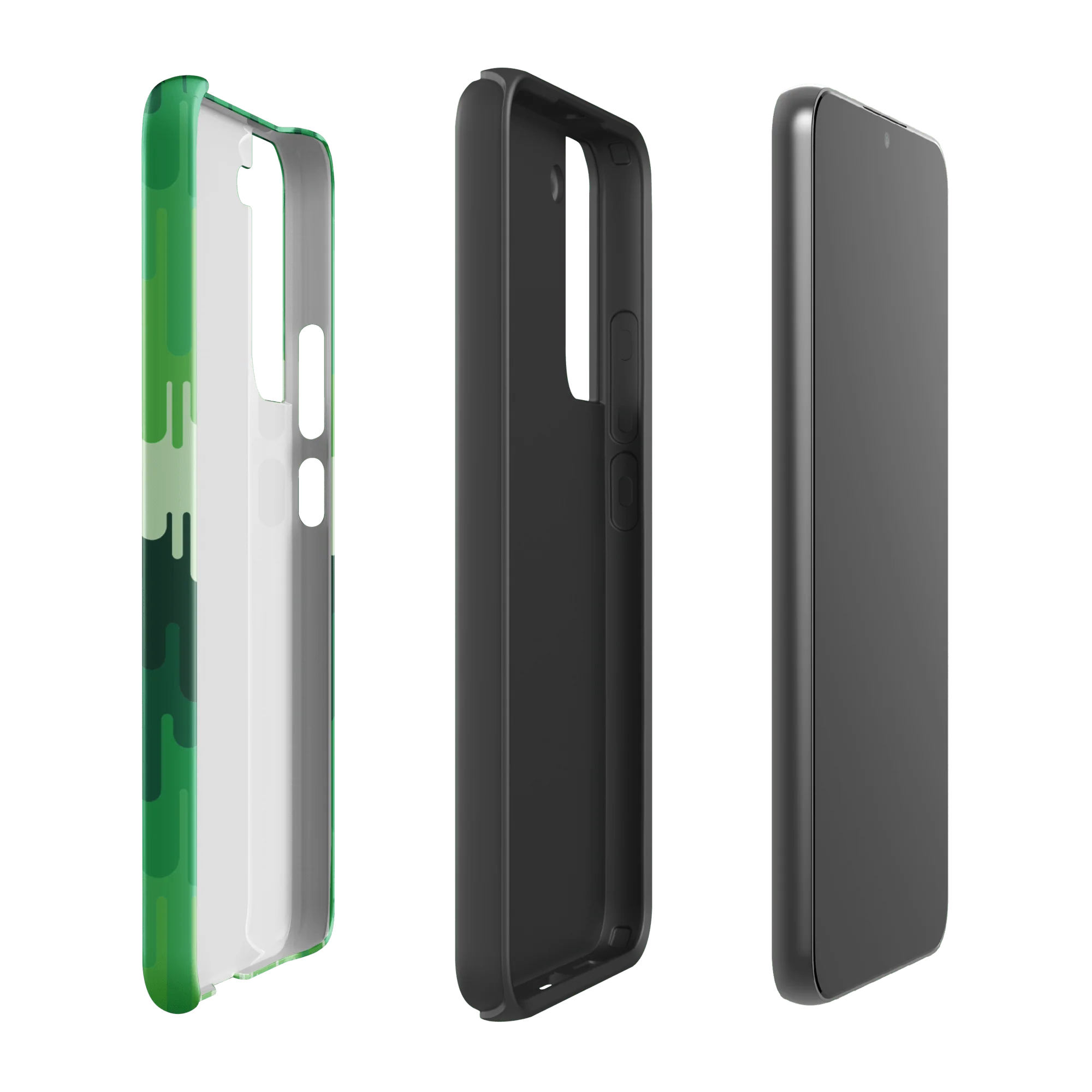 Slime Ombre Green Tough Phone Case - Samsung - Image 29