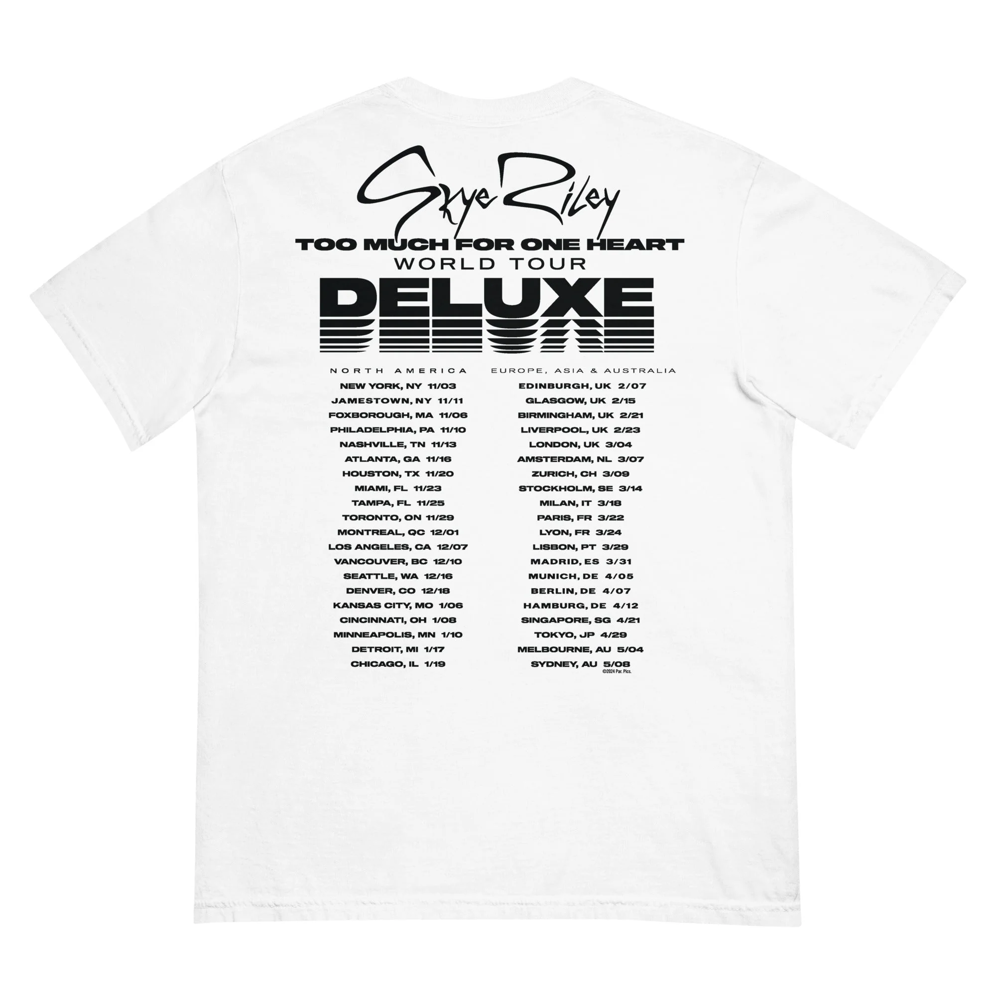 Smile 2 Skye Riley Tour Comfort Colors Unisex T-Shirt - Image 4