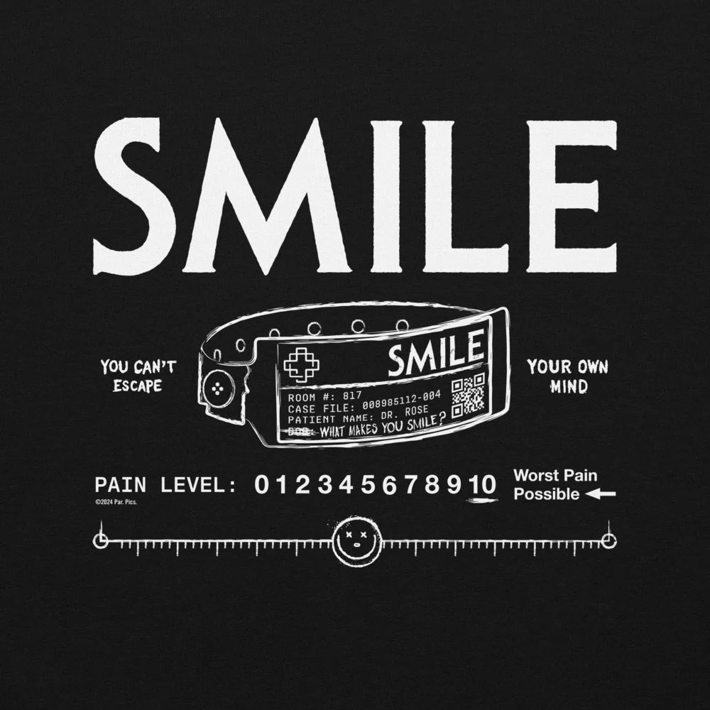 Smile Pain Level Unisex Hoodie - Image 2