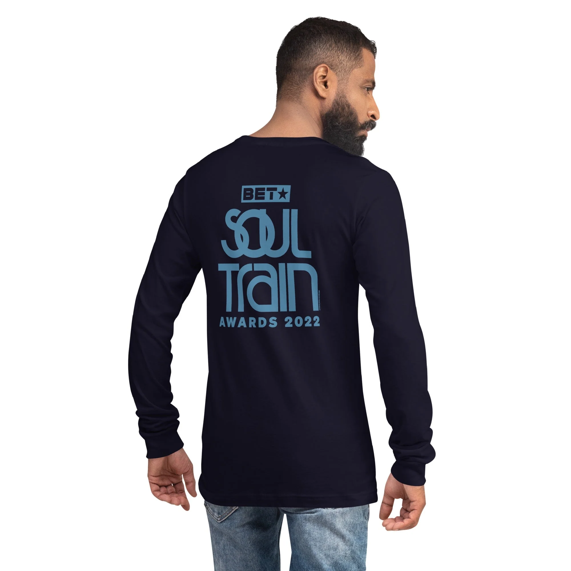 Soul Train Awards 2022 Logo Adult Long Sleeve T-Shirt - Image 4