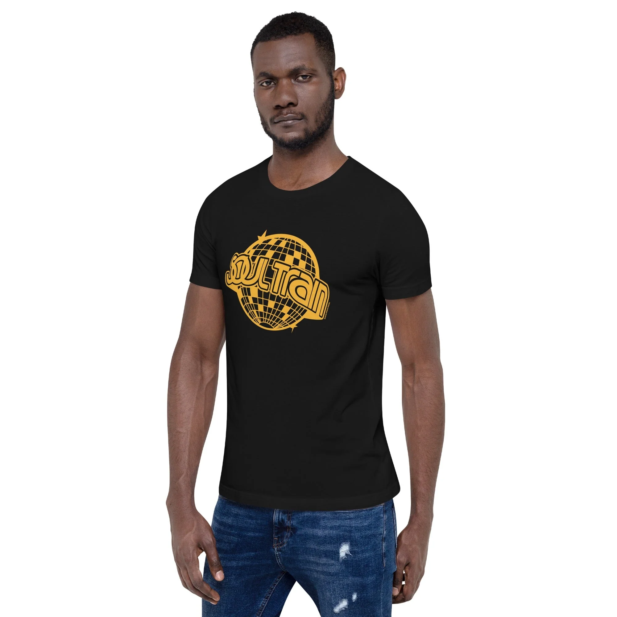 Soul Train Disco Ball Adult Short Sleeve T-Shirt - Image 5
