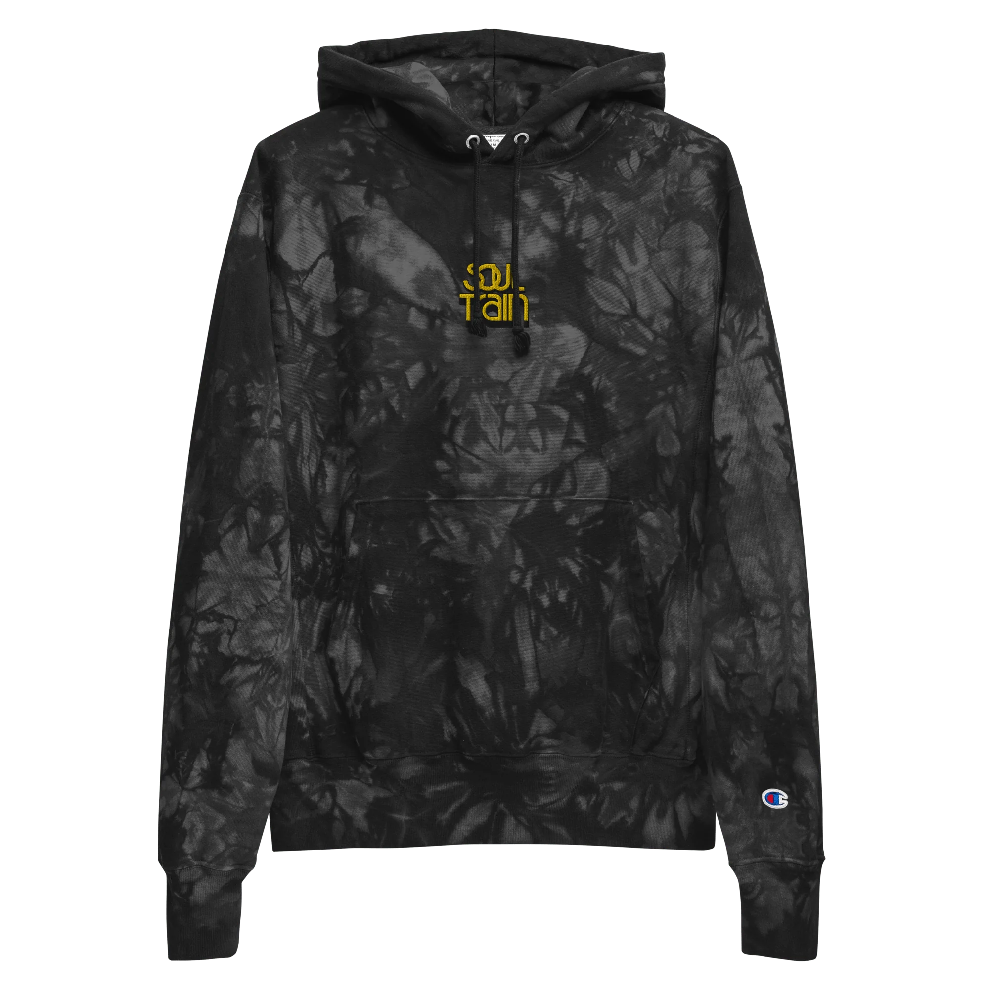 Soul Train Logo Unisex Champion Tie Dye Hoodie
