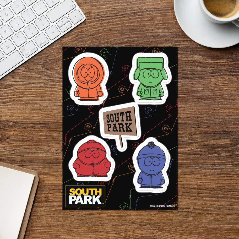South Park Boys Sticker Sheet - Image 2