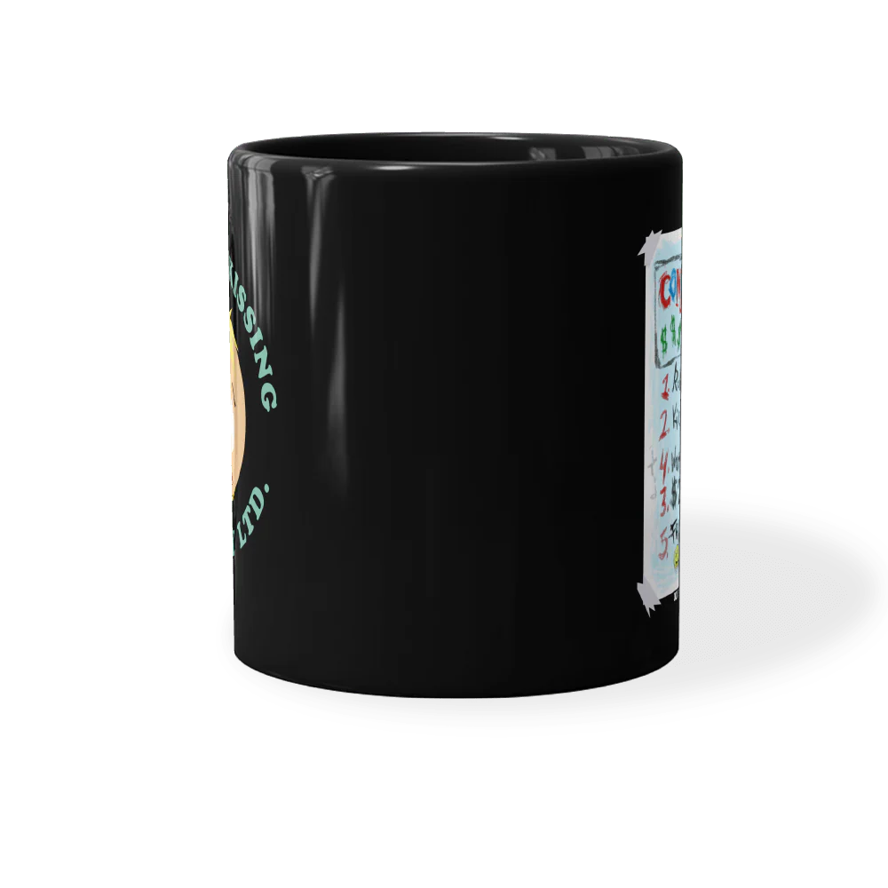 South Park Butter's Kissing Company Black Mug - Image 3
