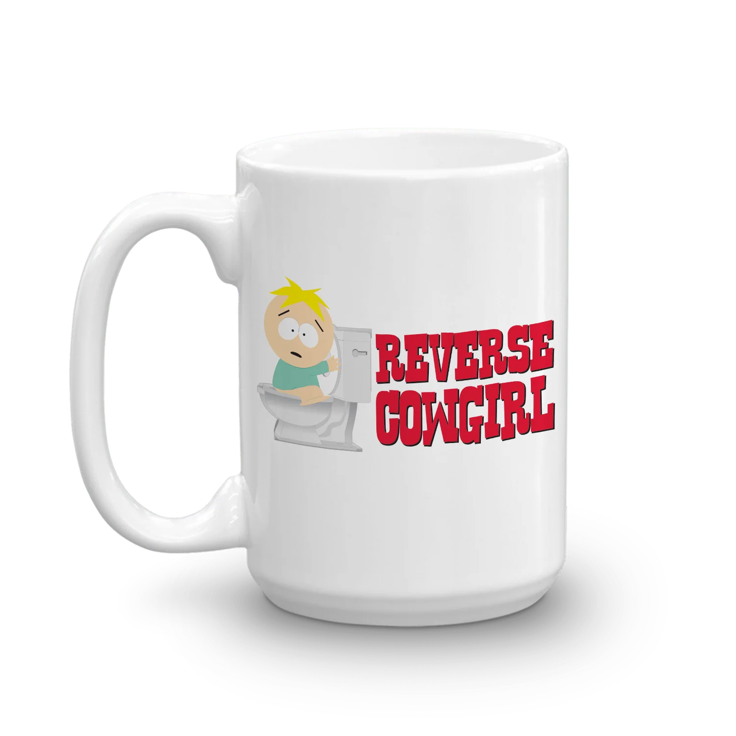 South Park Butters Reverse Cowgirl White Mug - Image 3