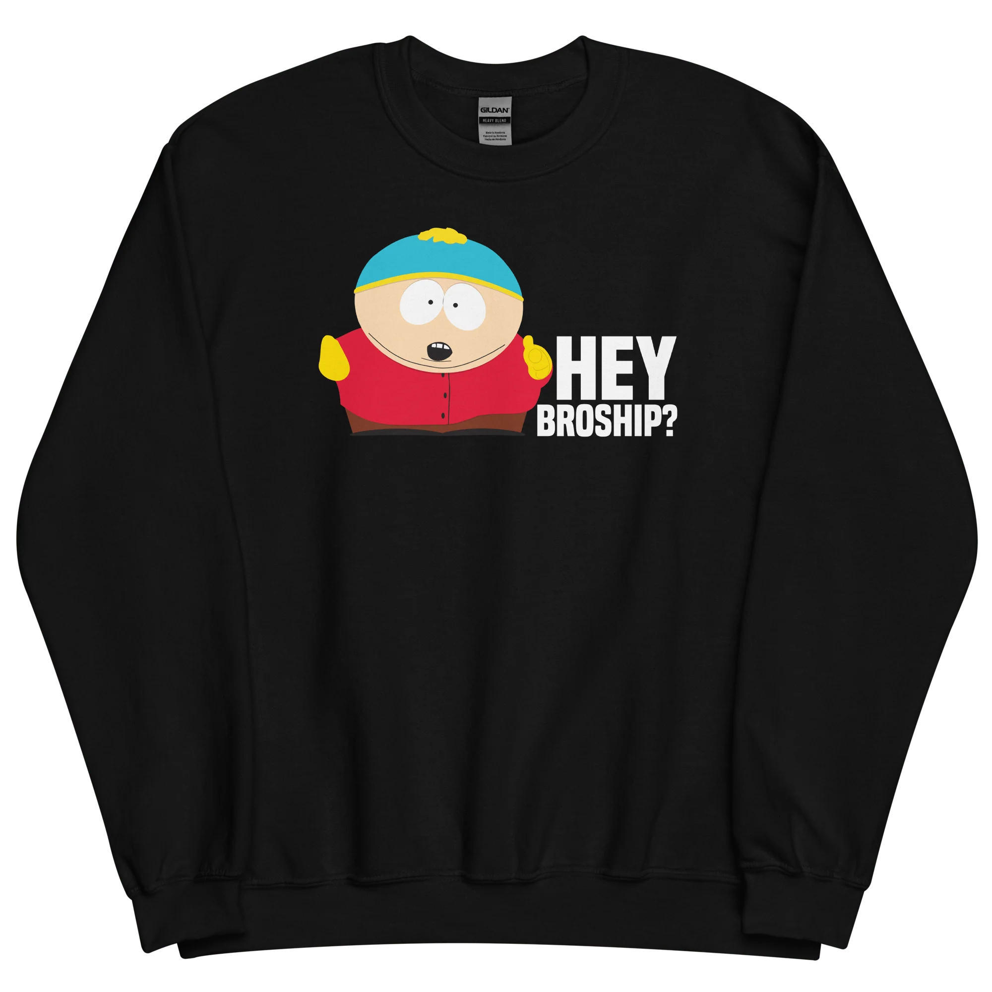 South Park Cartman Hey Broship Fleece Crewneck Sweatshirt