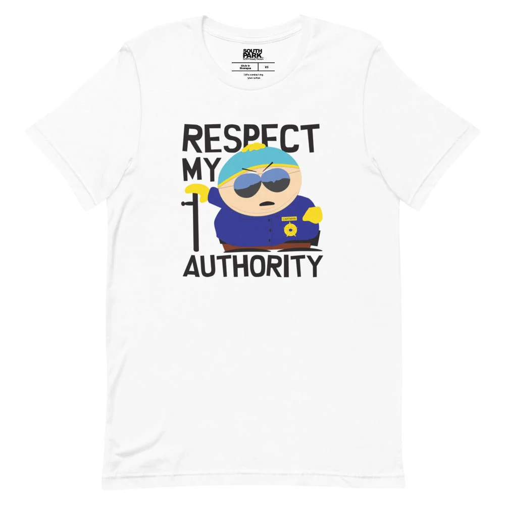 South Park Cartman Respect My Authority Unisex T-Shirt - Image 5