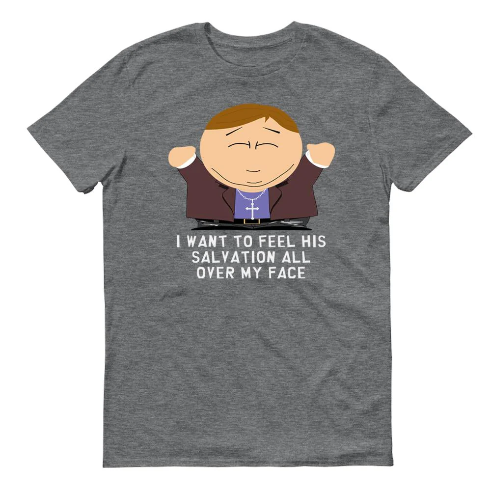 South Park Cartman Salvation All Over My Face Adult Short Sleeve T-Shirt - Image 4