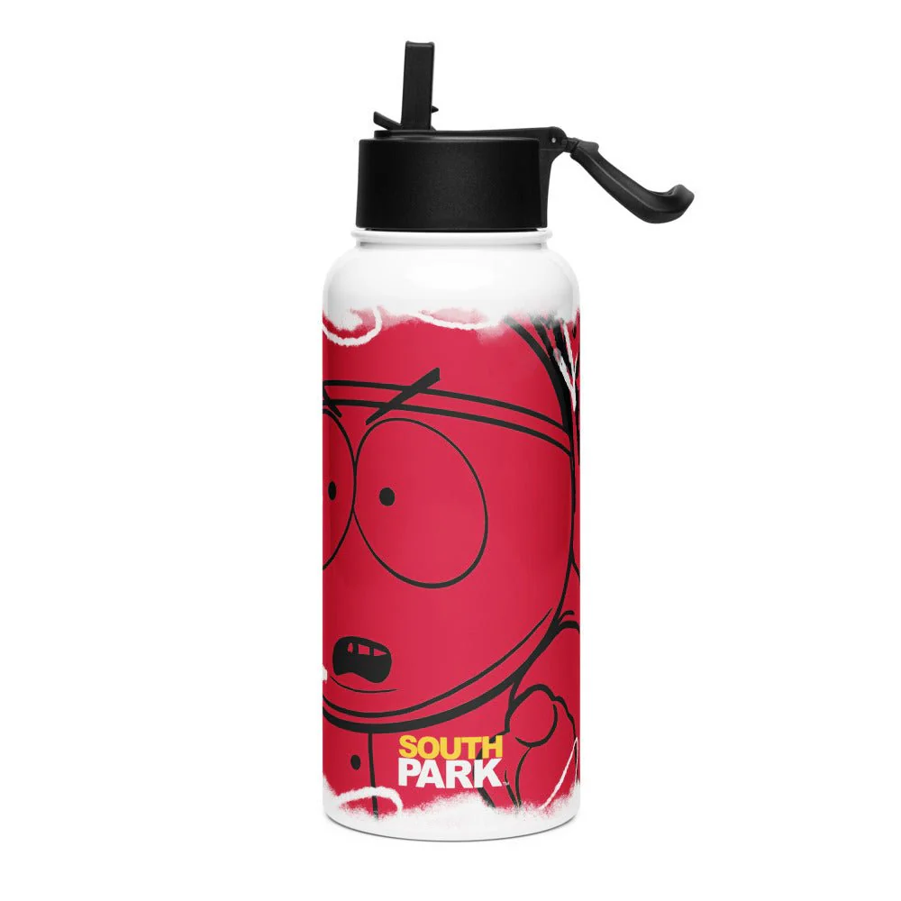 South Park Cartman Screw You Guys Stainless Steel Water Bottle with a Straw Lid - Image 2