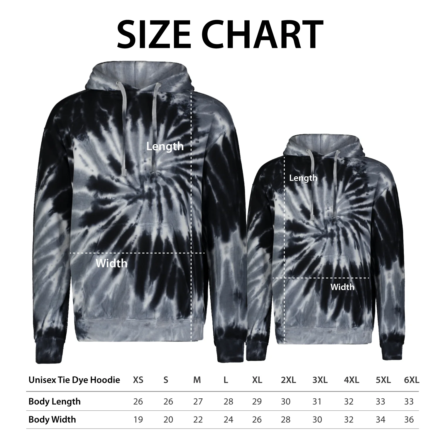 South Park Cartman Stay Six Feet Back Tie-Dye Hooded Sweatshirt - Image 2