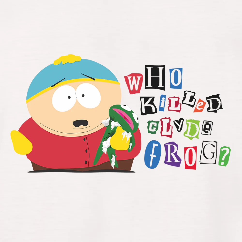 South Park Cartman Who Killed Clyde Frog Adult Short Sleeve T-Shirt - Image 2