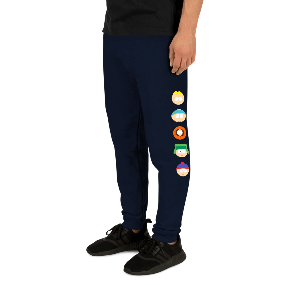 South Park Characters Adult Fleece Joggers - Image 3
