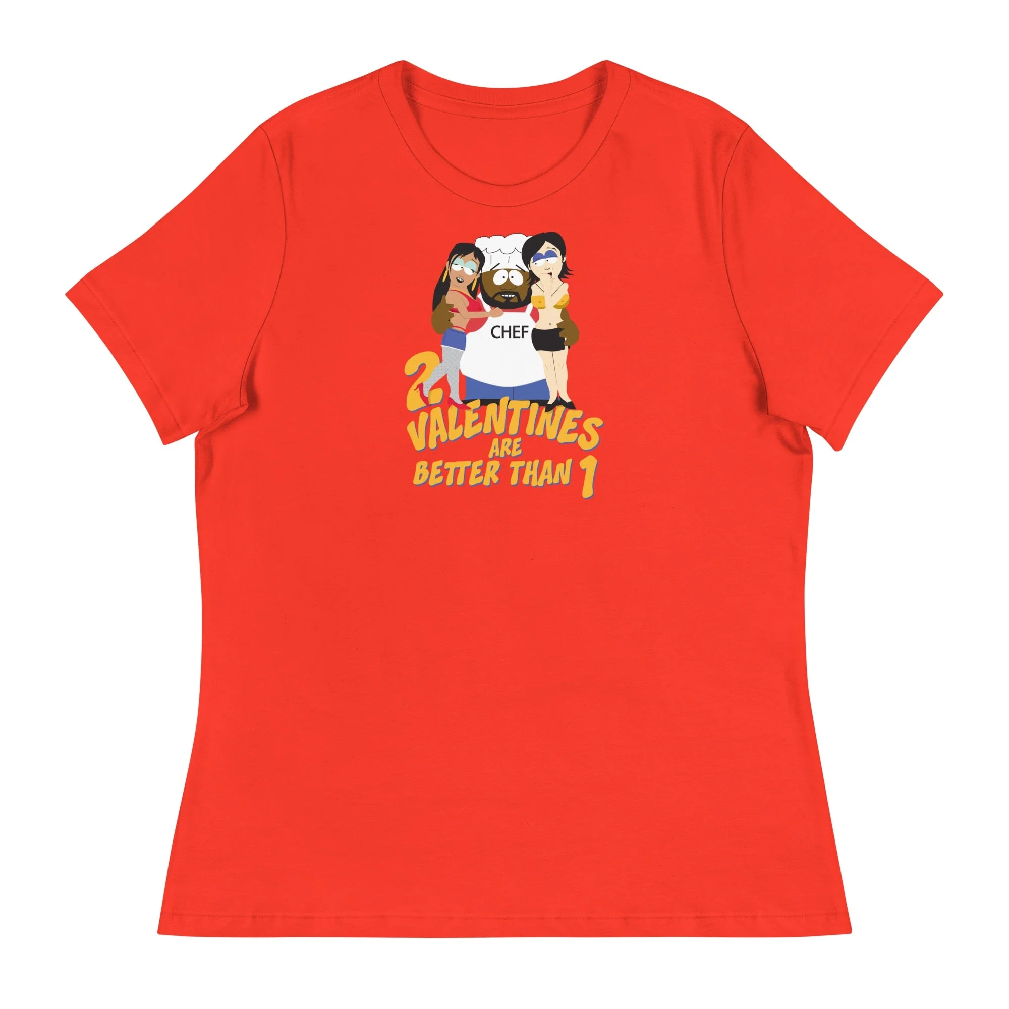 South Park Chef 2 Valentine's Are Better Than 1 Women's T-Shirt
