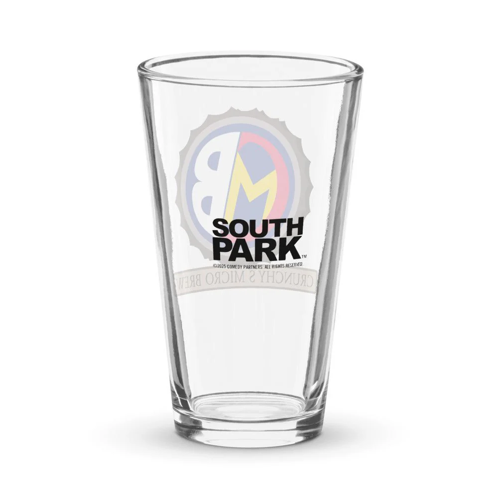 South Park Crunchy's Micro Brew Shaker Pint Glass - Image 2