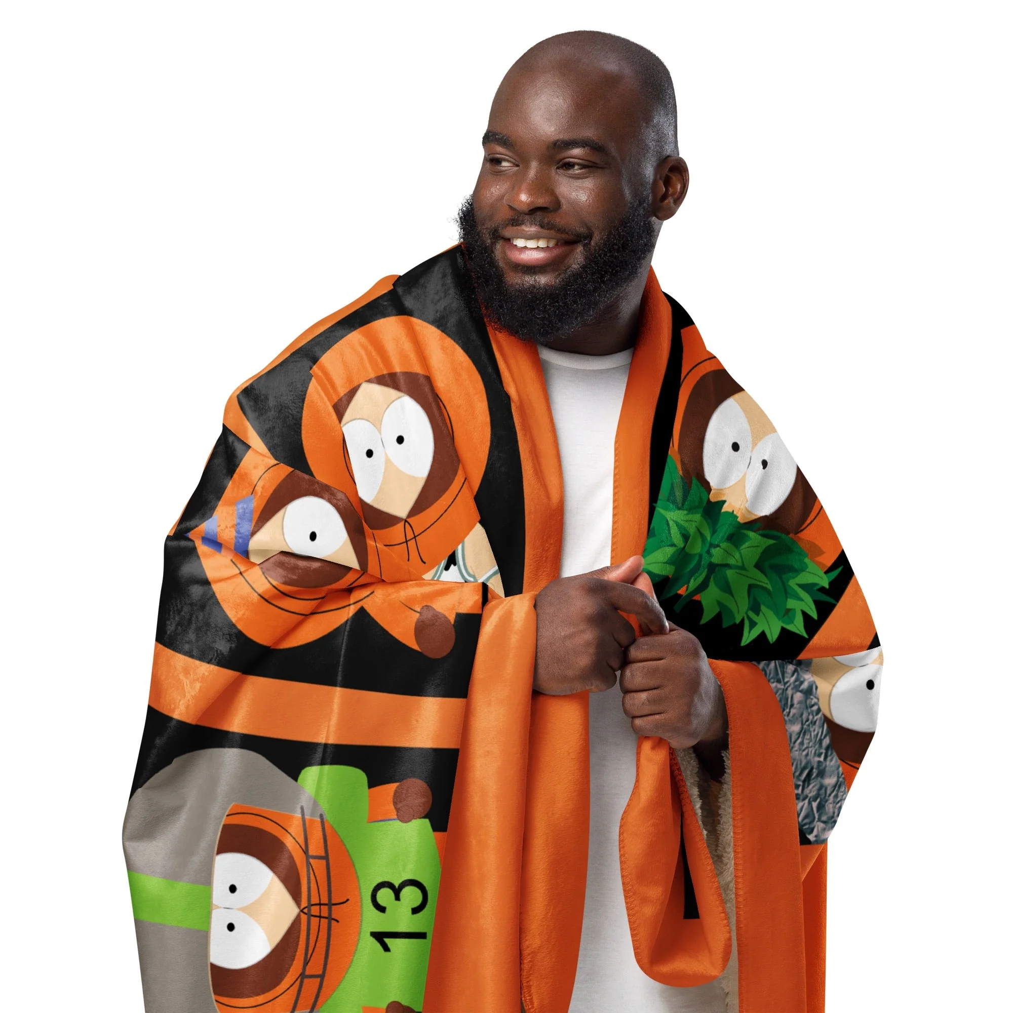 South Park Faces of Kenny Sherpa Blanket - Image 2