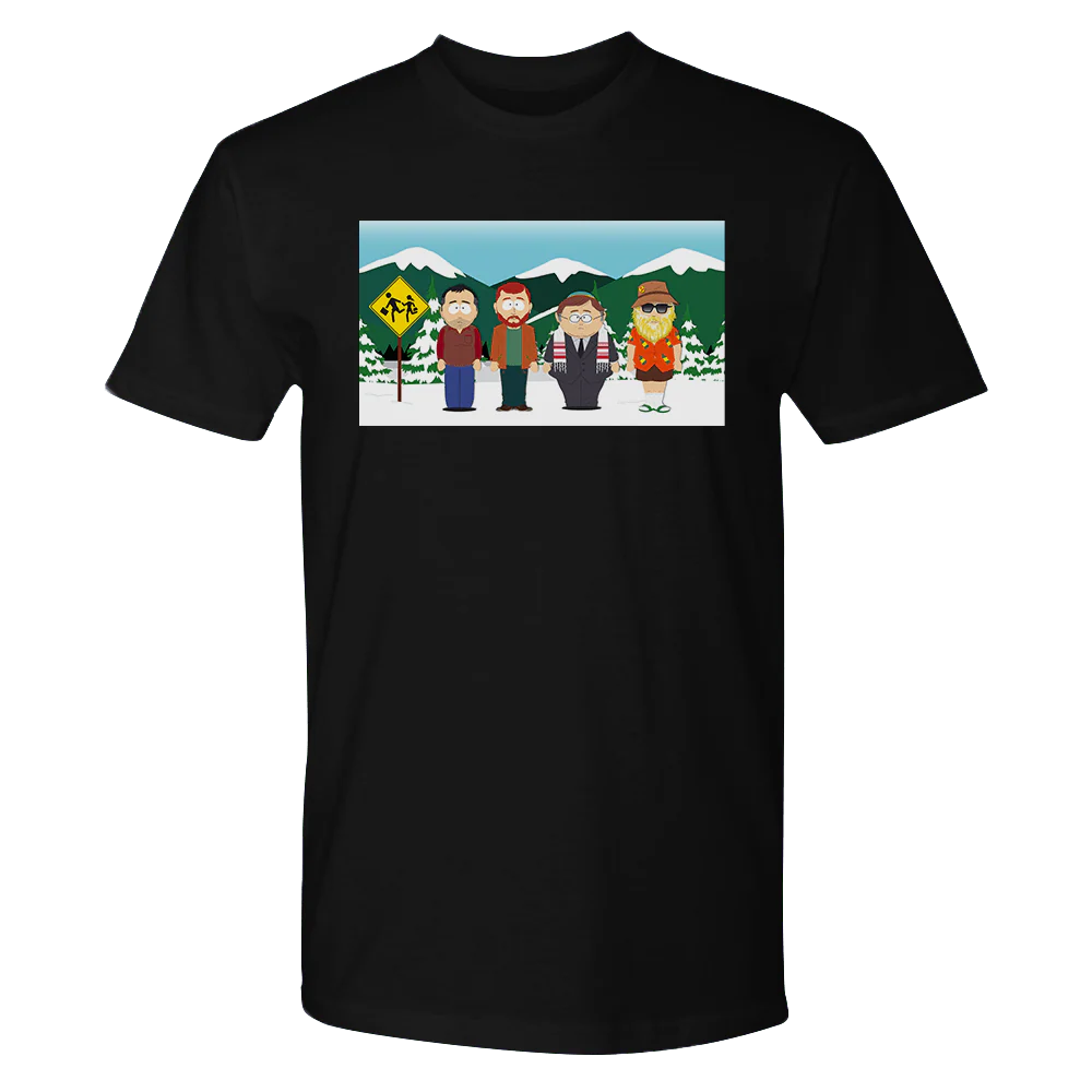 South Park Future Bus Stop Adult Short Sleeve T-Shirt