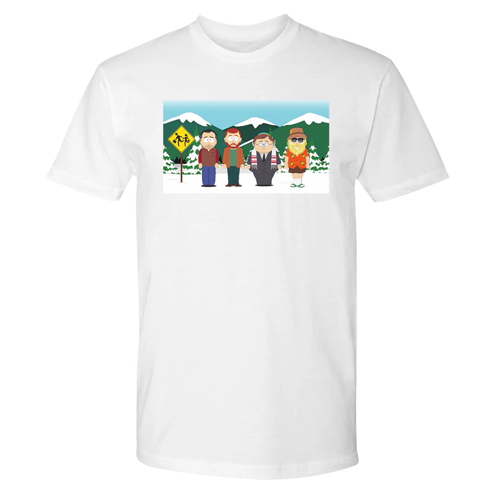 South Park Future Bus Stop Adult Short Sleeve T-Shirt - Image 5