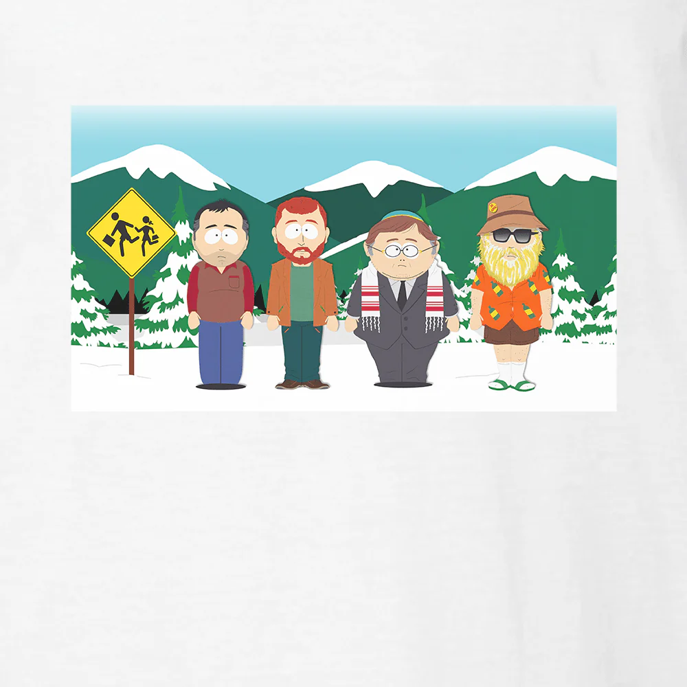 South Park Future Bus Stop Adult Short Sleeve T-Shirt - Image 6