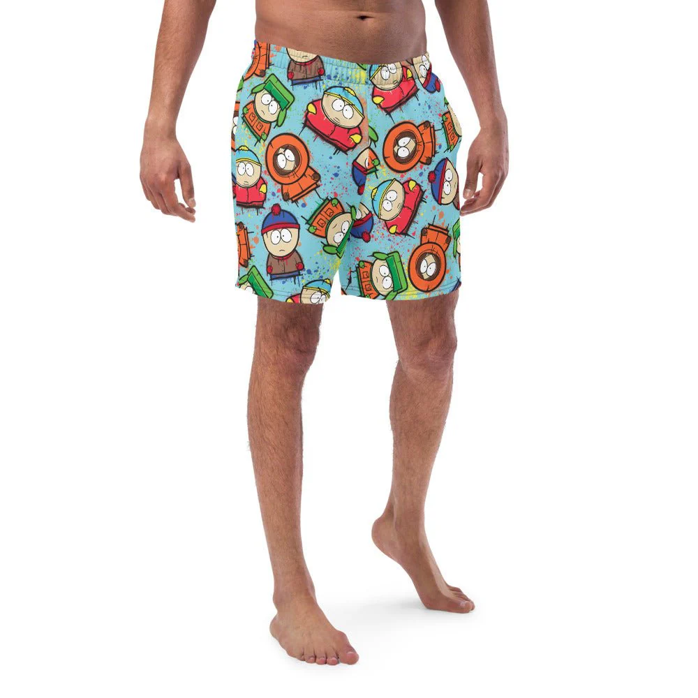 South Park Graffiti Boys Recycled Swim Trunks - Image 5