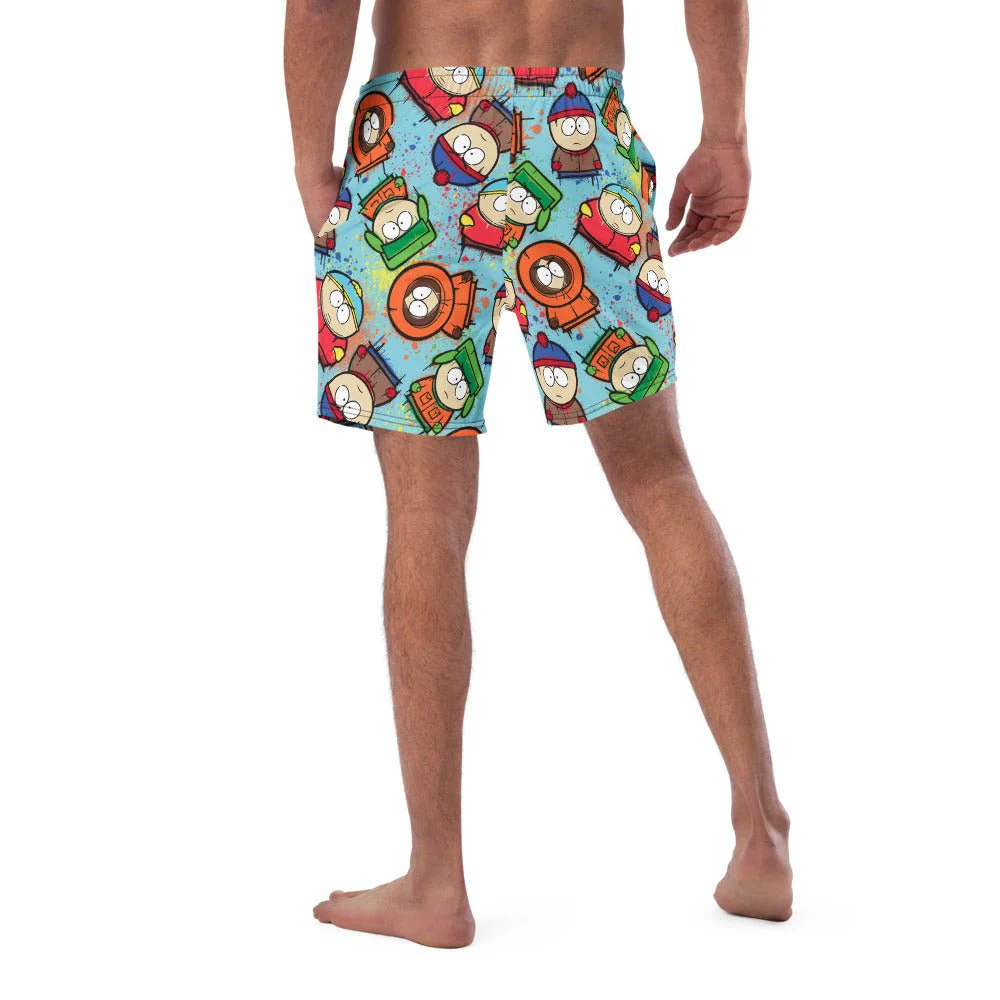 South Park Graffiti Boys Recycled Swim Trunks - Image 6