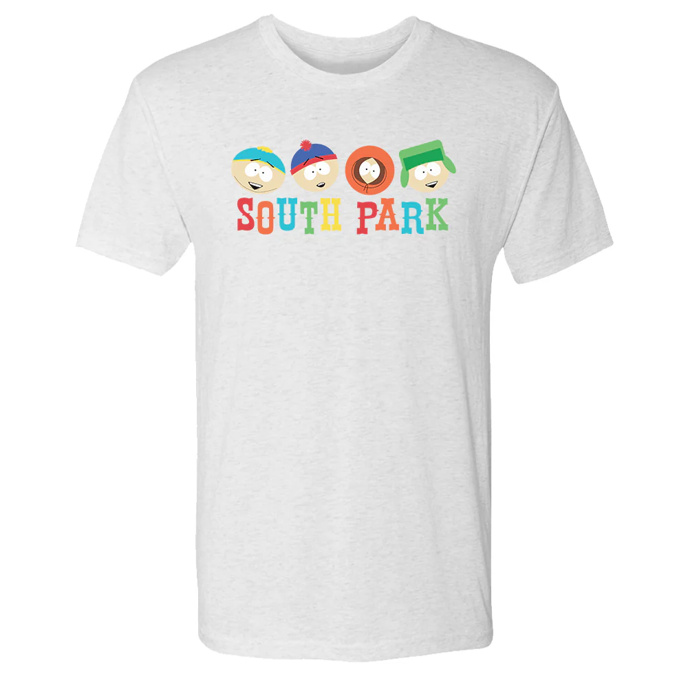 South Park Heads Men's Tri-Blend T-Shirt - Image 2