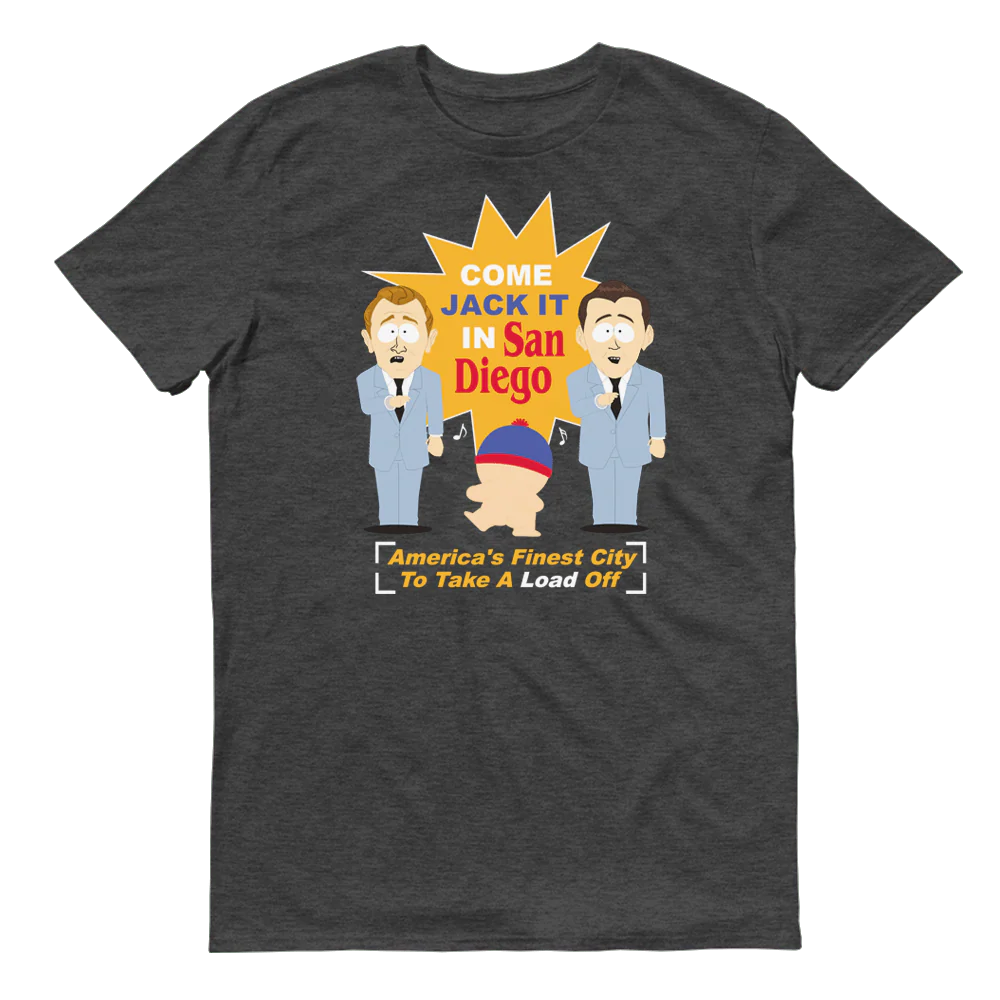 South Park Jack It In San Diego Adult Short Sleeve T-Shirt