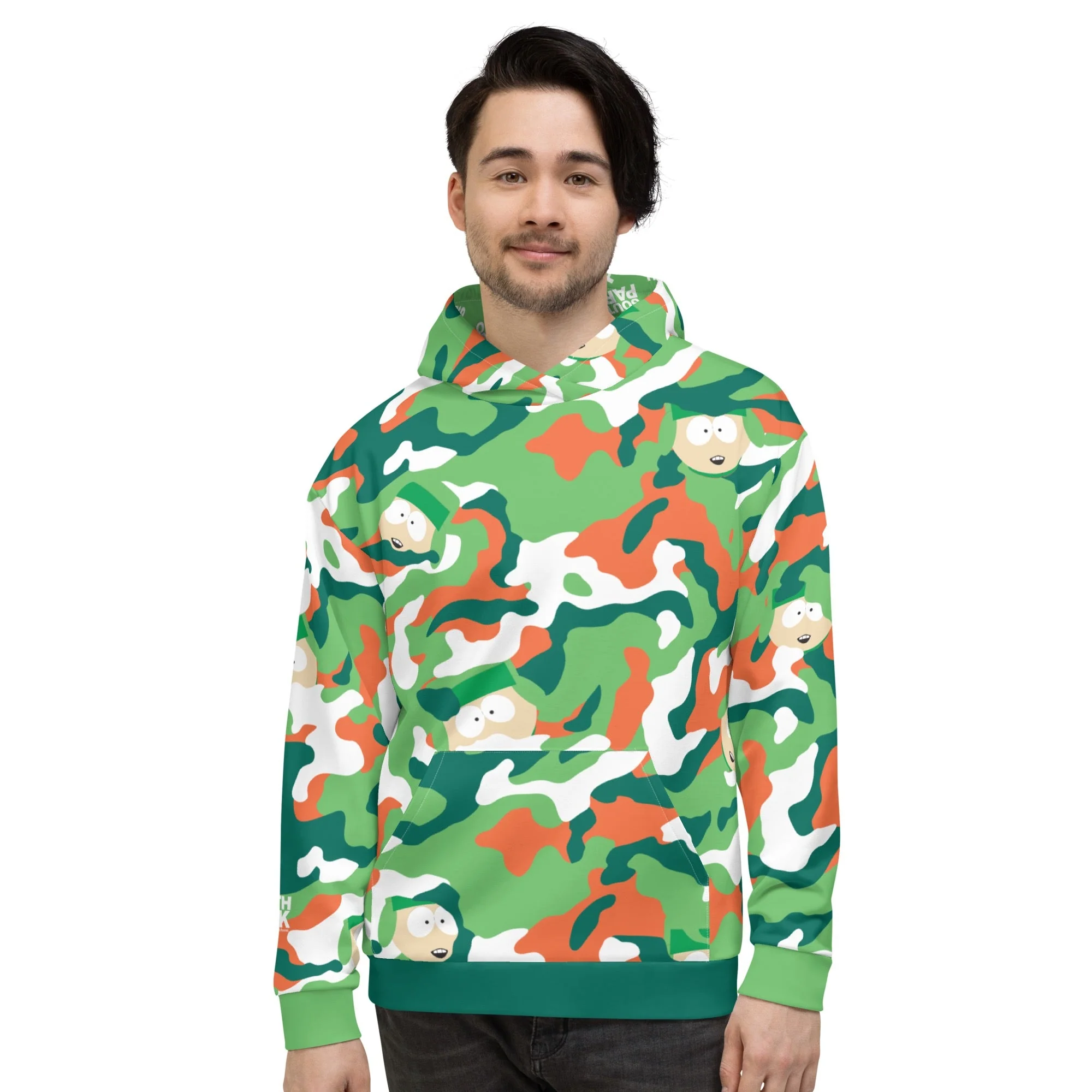 South Park Kyle Camo Unisex Hooded Sweatshirt - Image 4